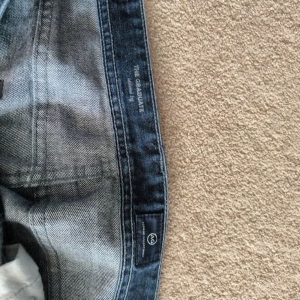 Anthropologie AG The Graduate Straight Leg Classic Tailored Mens Jeans 38x34 - Picture 6 of 10